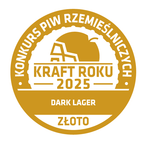 Medal konkursowy z 2025 roku — CIEMNY LAGER